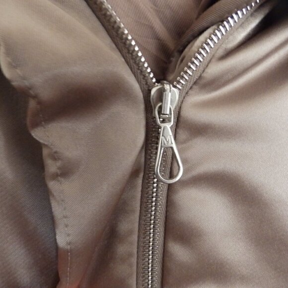 MaxMara fur collar full zip winter windproof jacket sz 8 - Picture 8 of 10